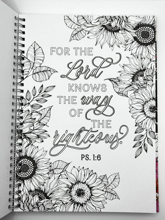 Grow in Grace Spiral Coloring Book - 2 Peter 3:18