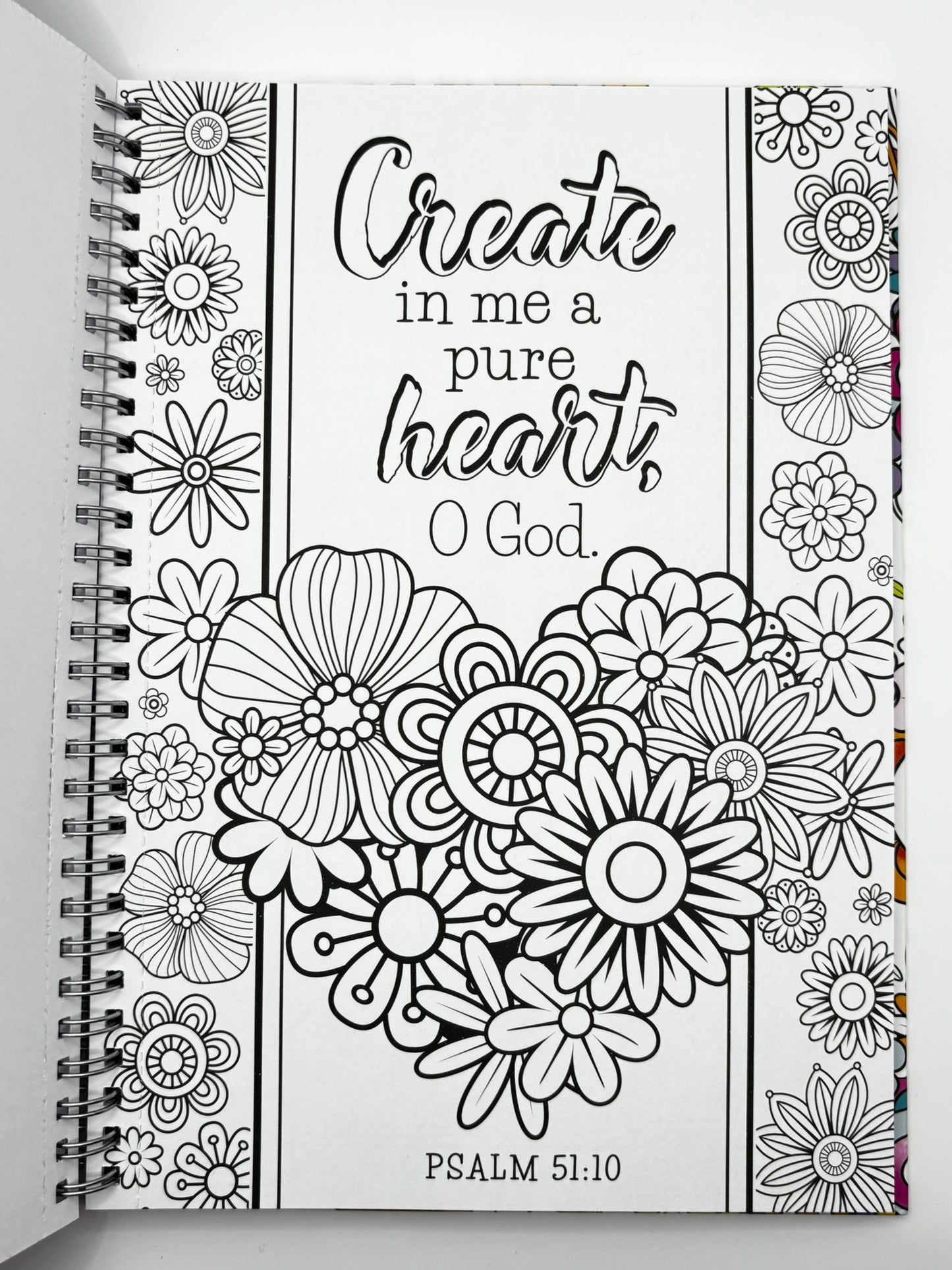 Coloring through the Psalms Spiral Coloring Book