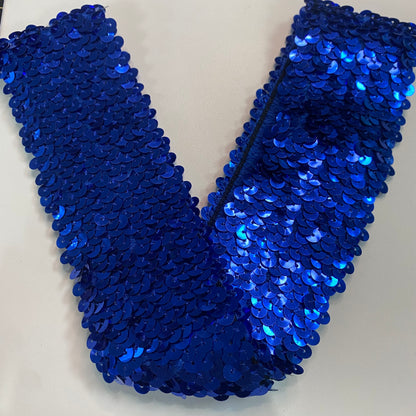 2" Wide Elastic Sequin Belt