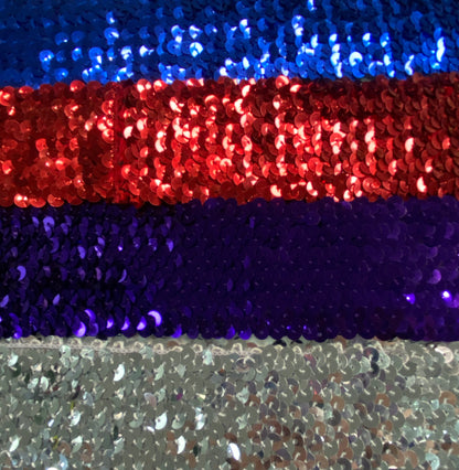 2" Wide Elastic Sequin Belt