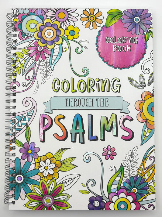 Coloring through the Psalms Spiral Coloring Book