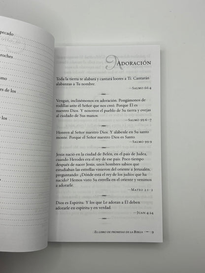 El libro de Promesas de la Biblia