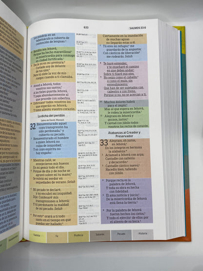 Biblia de estudio Arcoiris RV60
